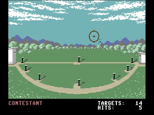 Gameplay of Summer Games for Commodore 64